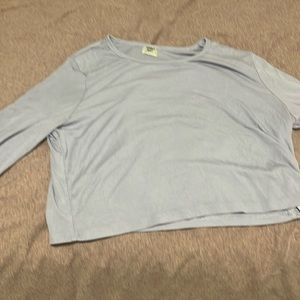 Soft long sleeve crop top